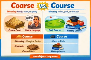 Coarse or Course