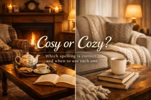 Cosy or Cozy