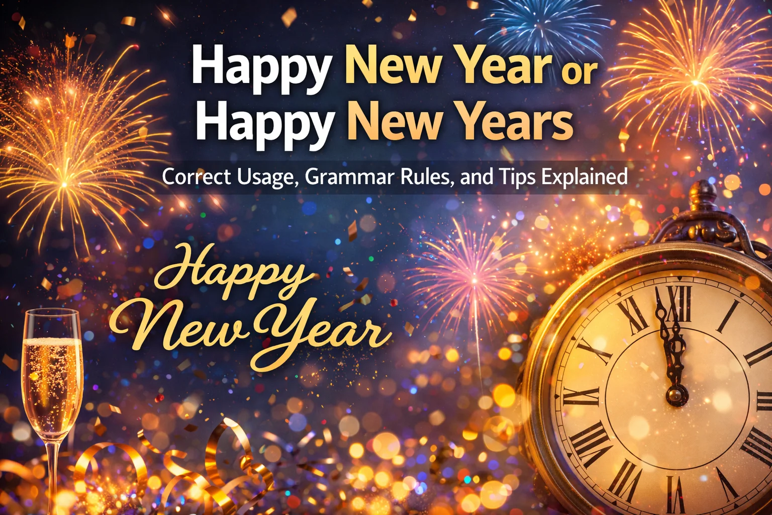 Happy New Year or Happy New Years