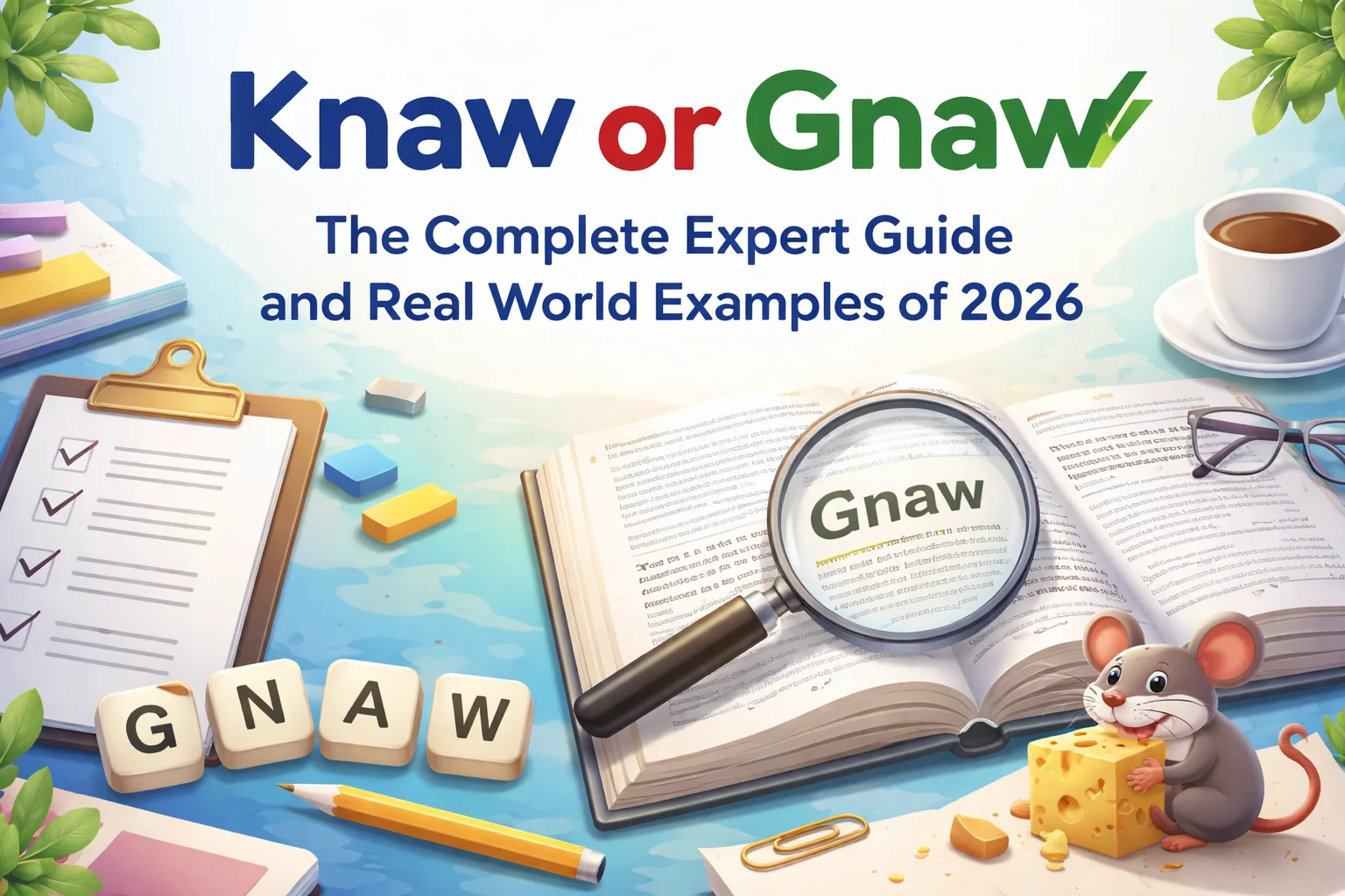 Knaw or Gnaw