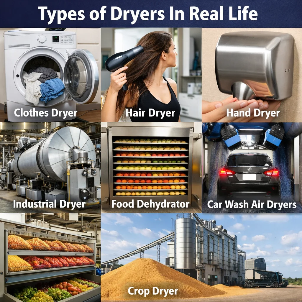 Types of Dryer