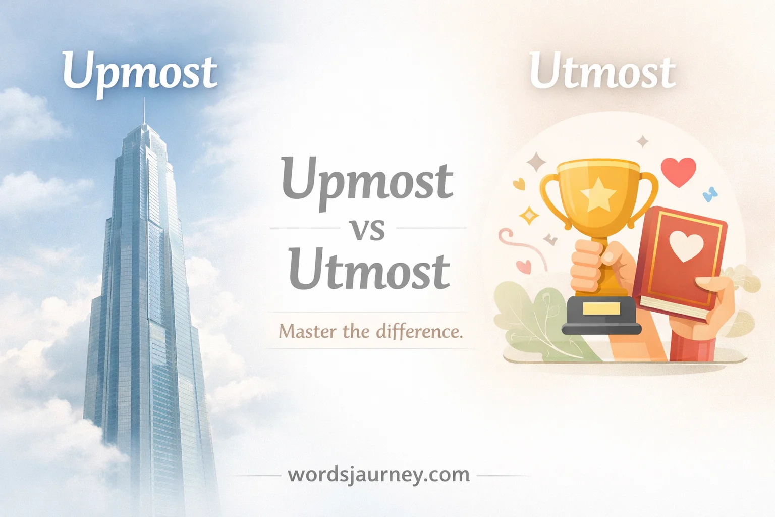 Upmost vs Utmost