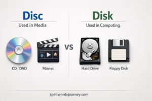 Disc vs Disk