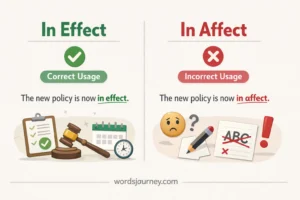 In Effect vs In Affect