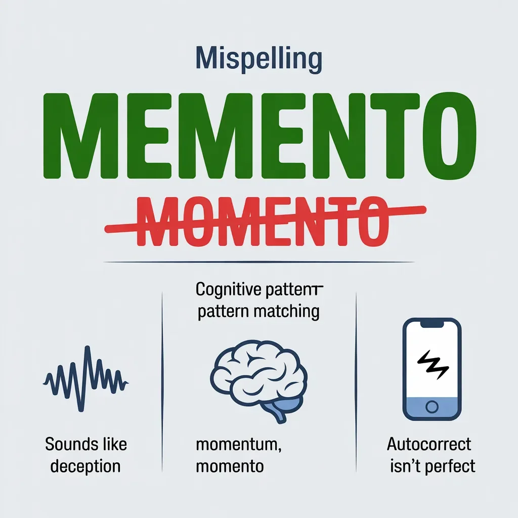 Memento vs Momento Confusion