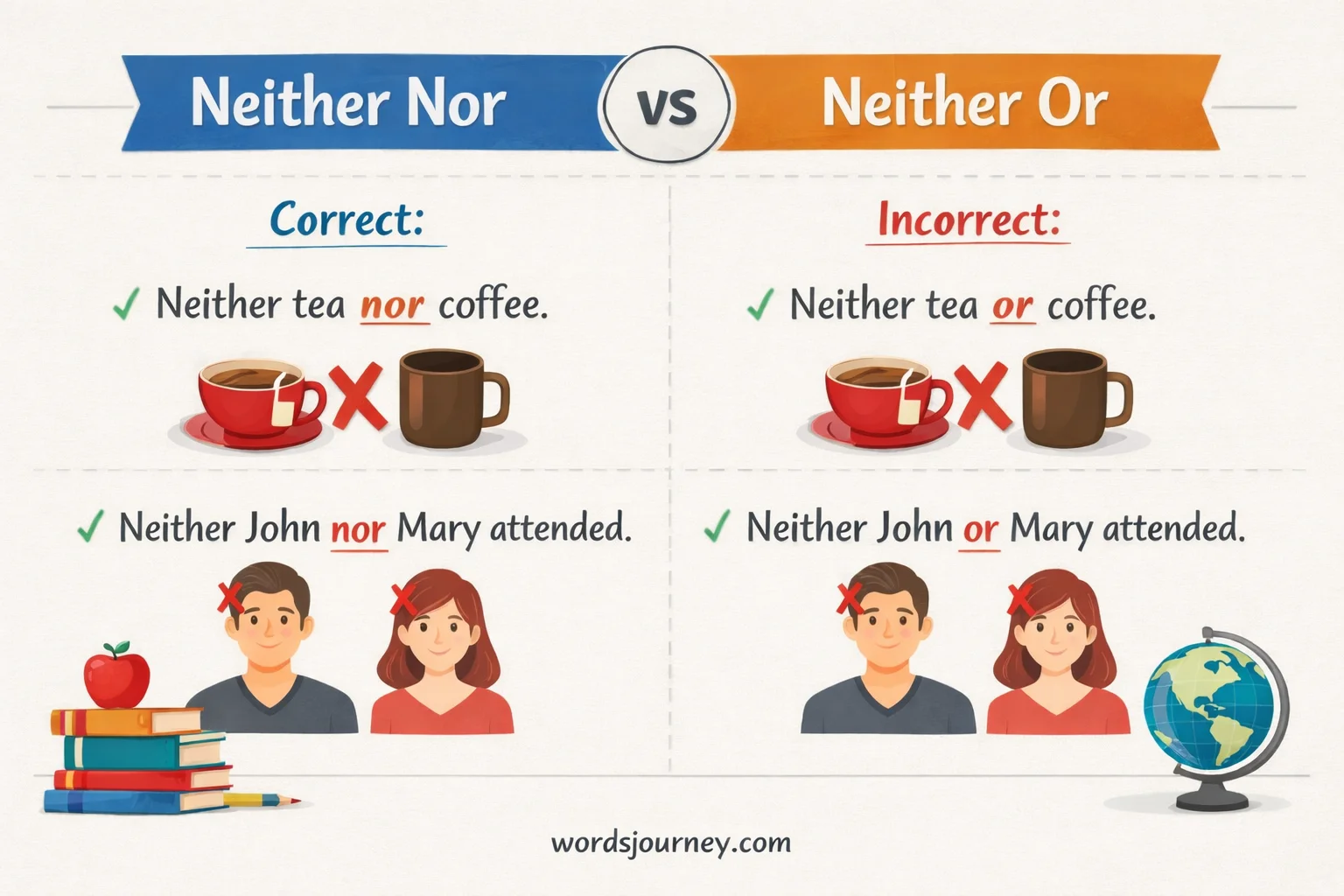 Neither Nor or Neither Or