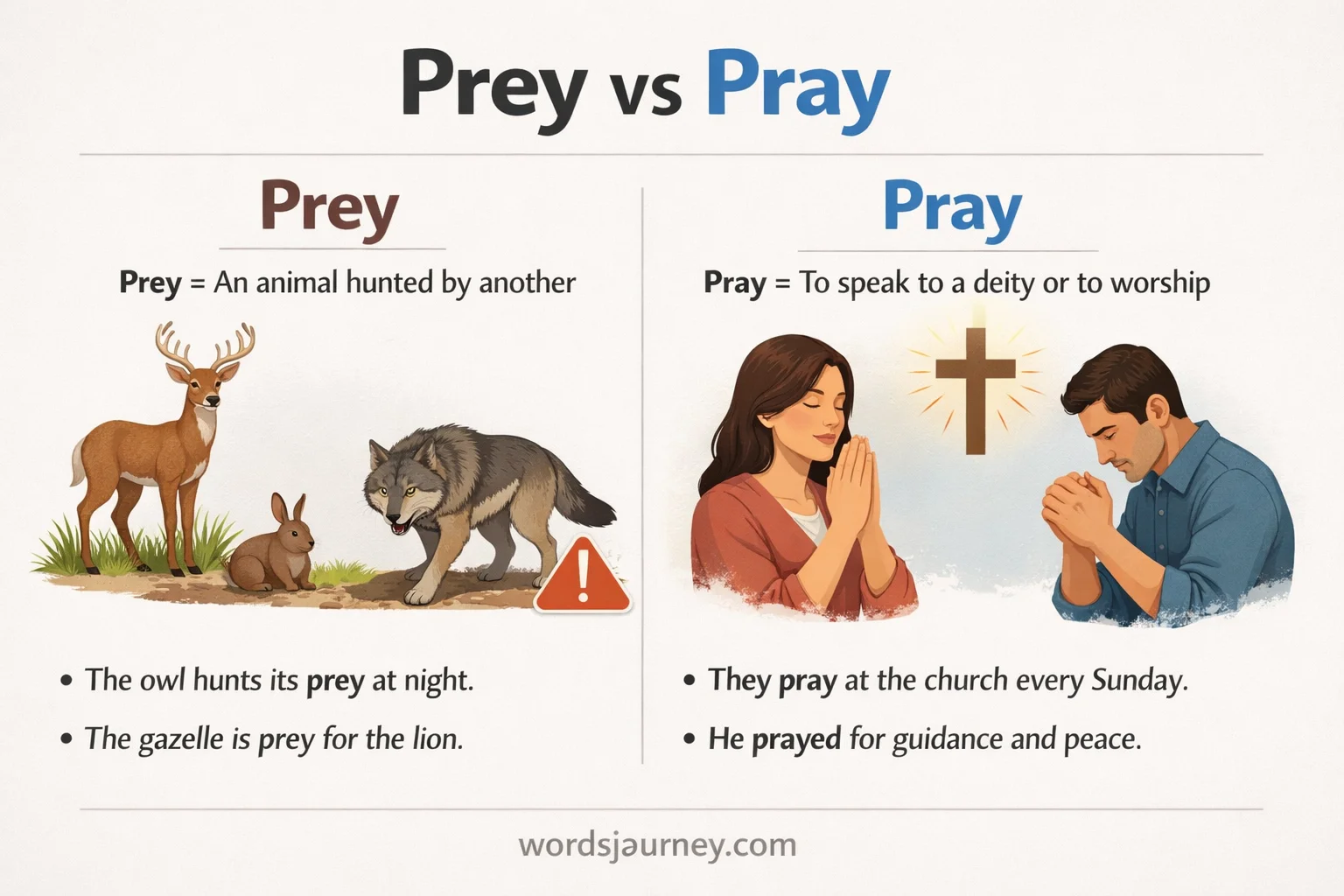 Prey vs Pray