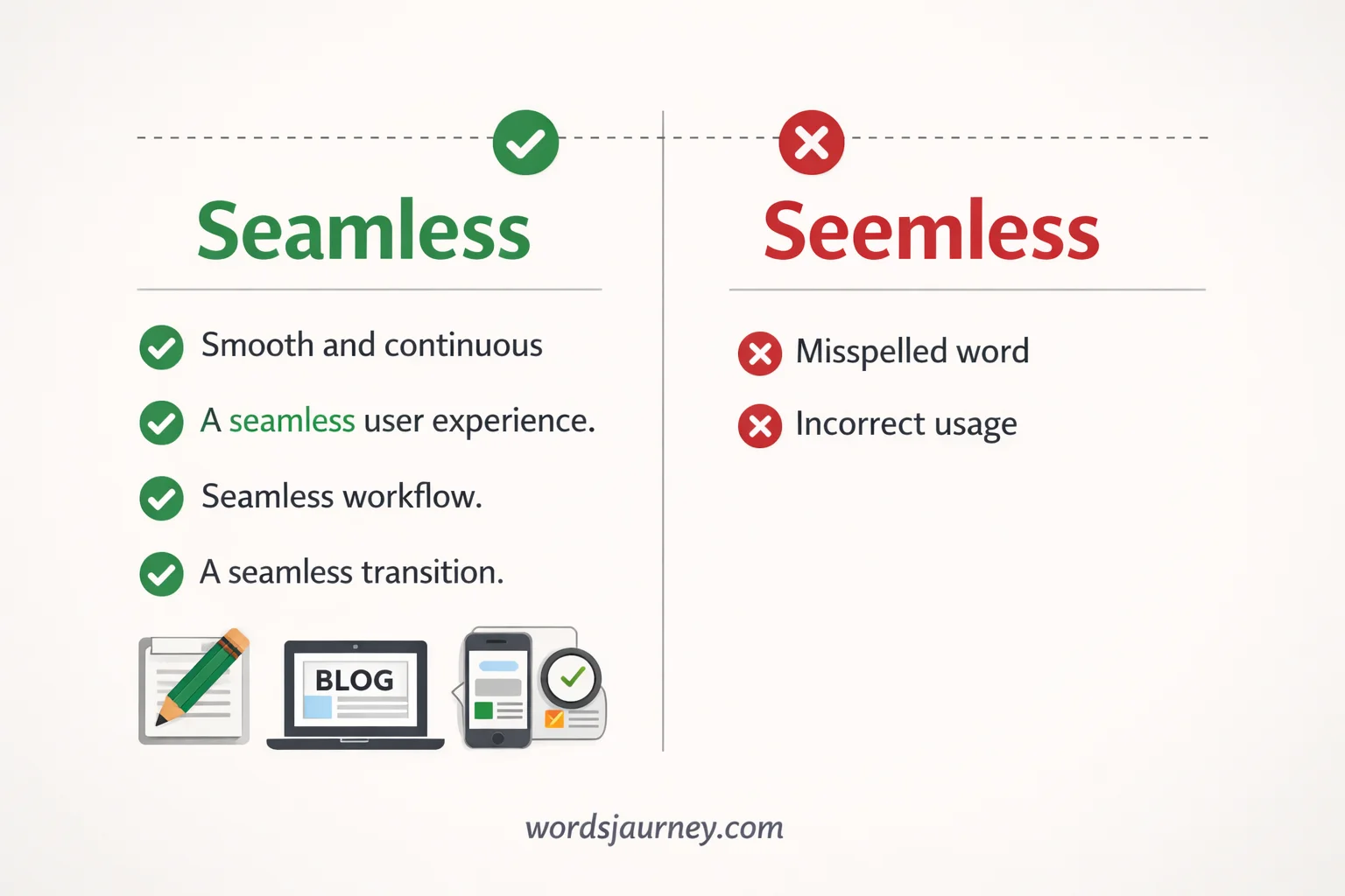 Seamless vs Seemless