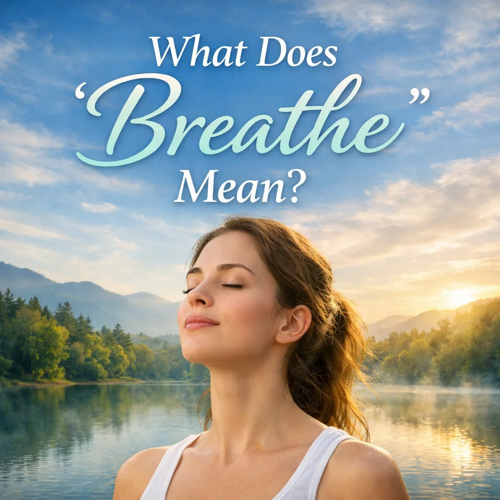 What Does “Breathe” Mean?