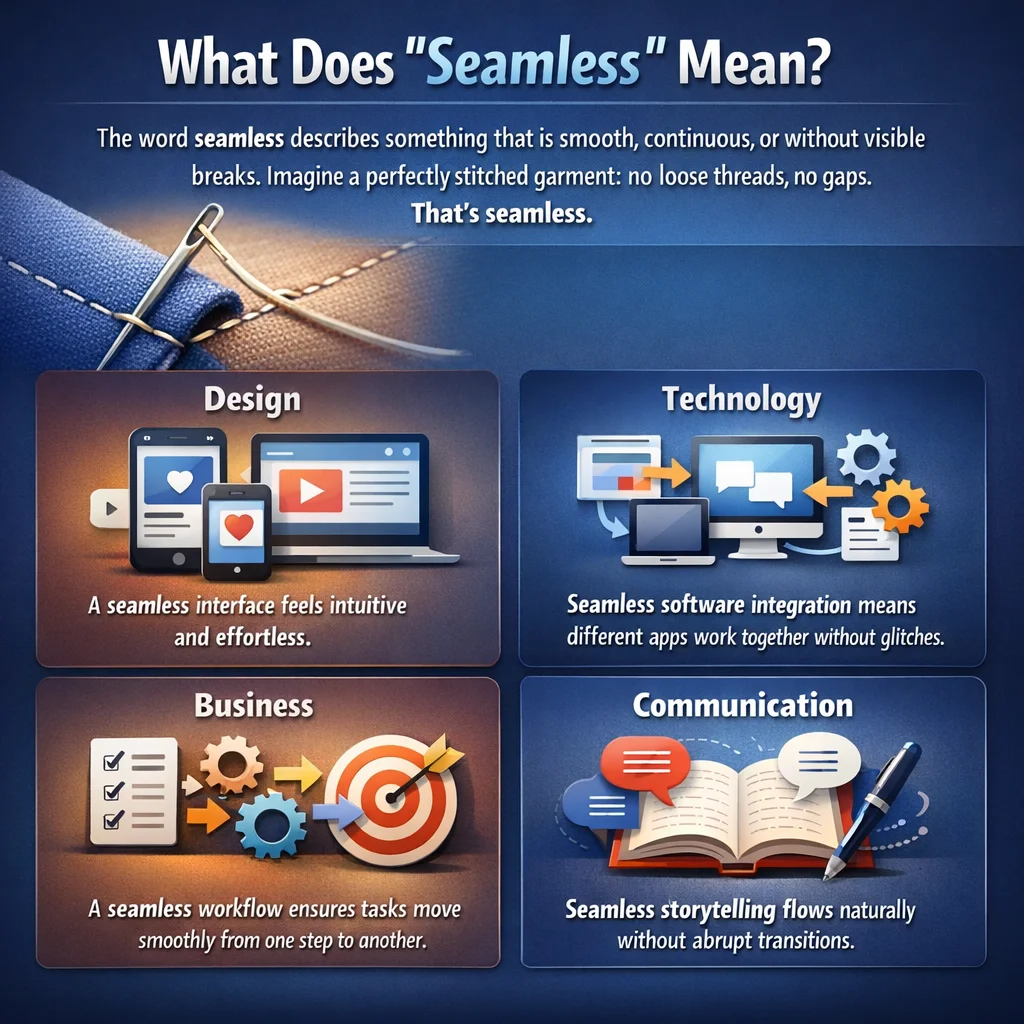 What Does “Seamless” Mean?