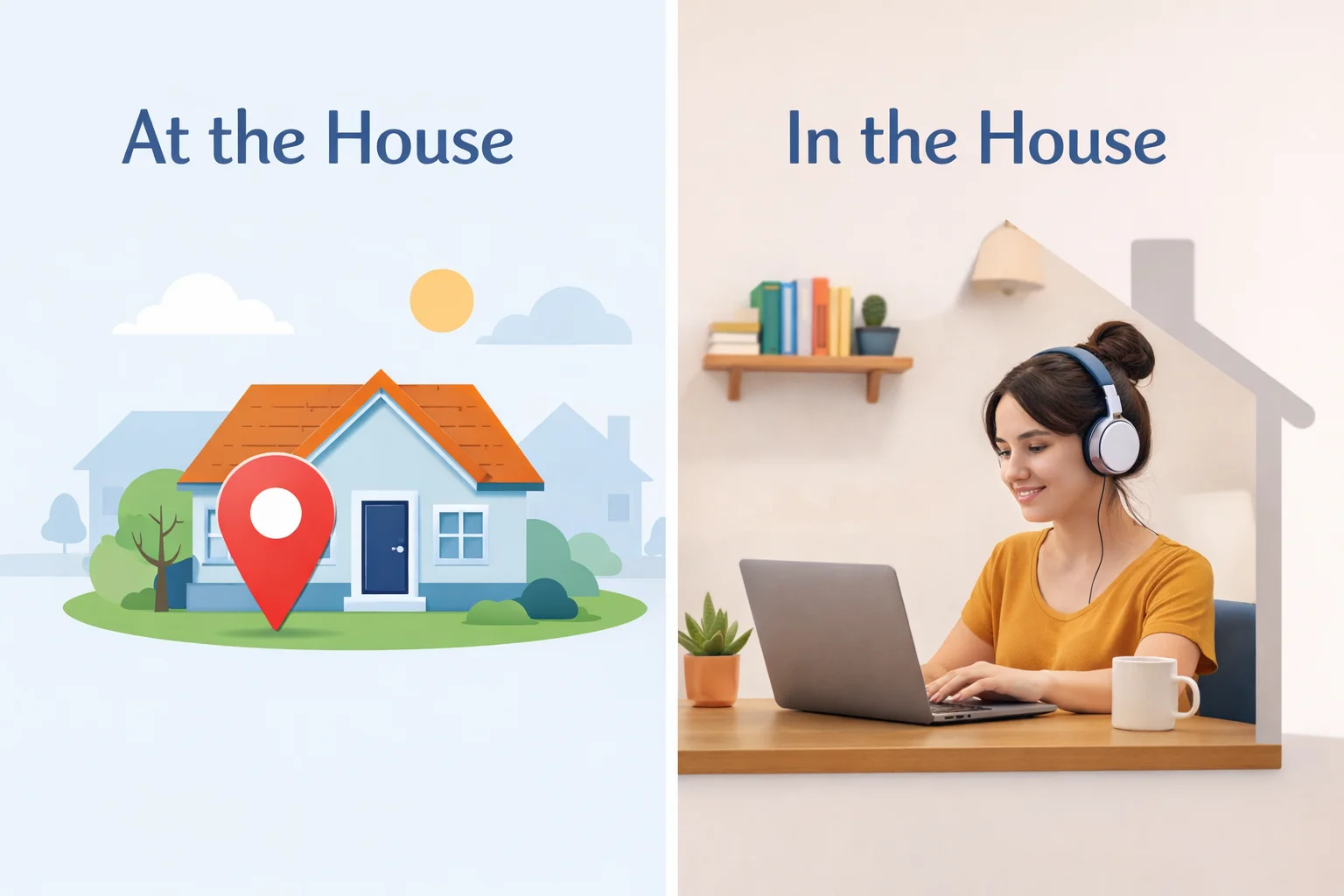 At the House or In the House