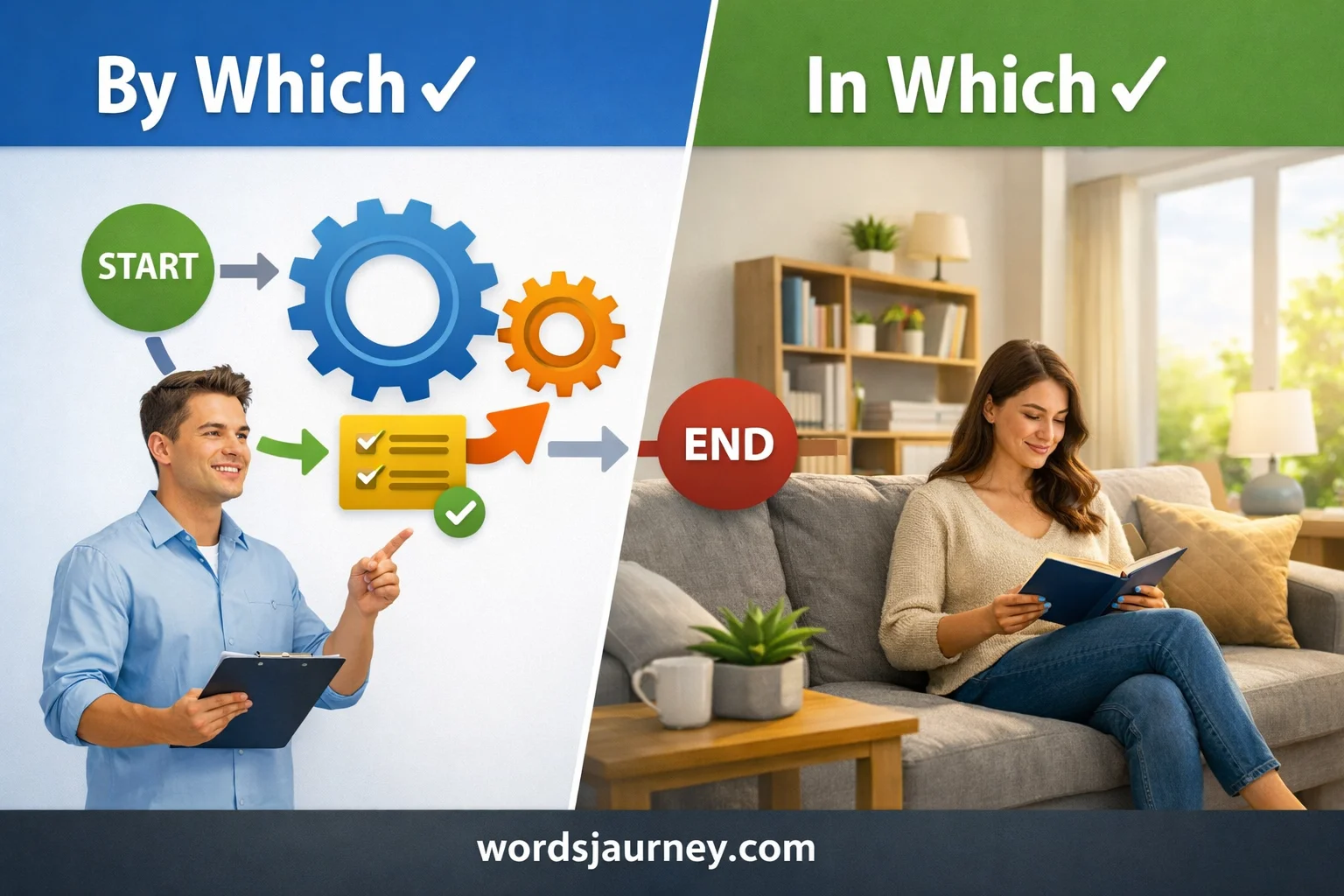 By Which vs. In Which