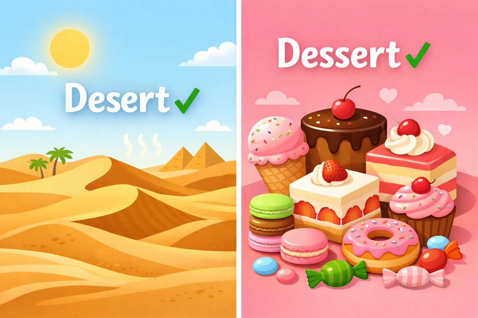 Desert or Dessert