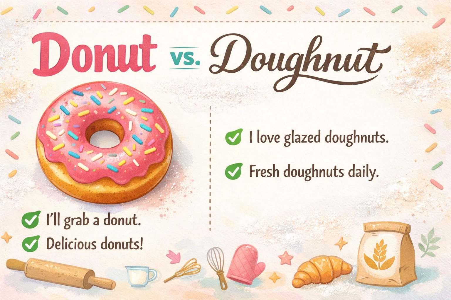 Donut vs Doughnut