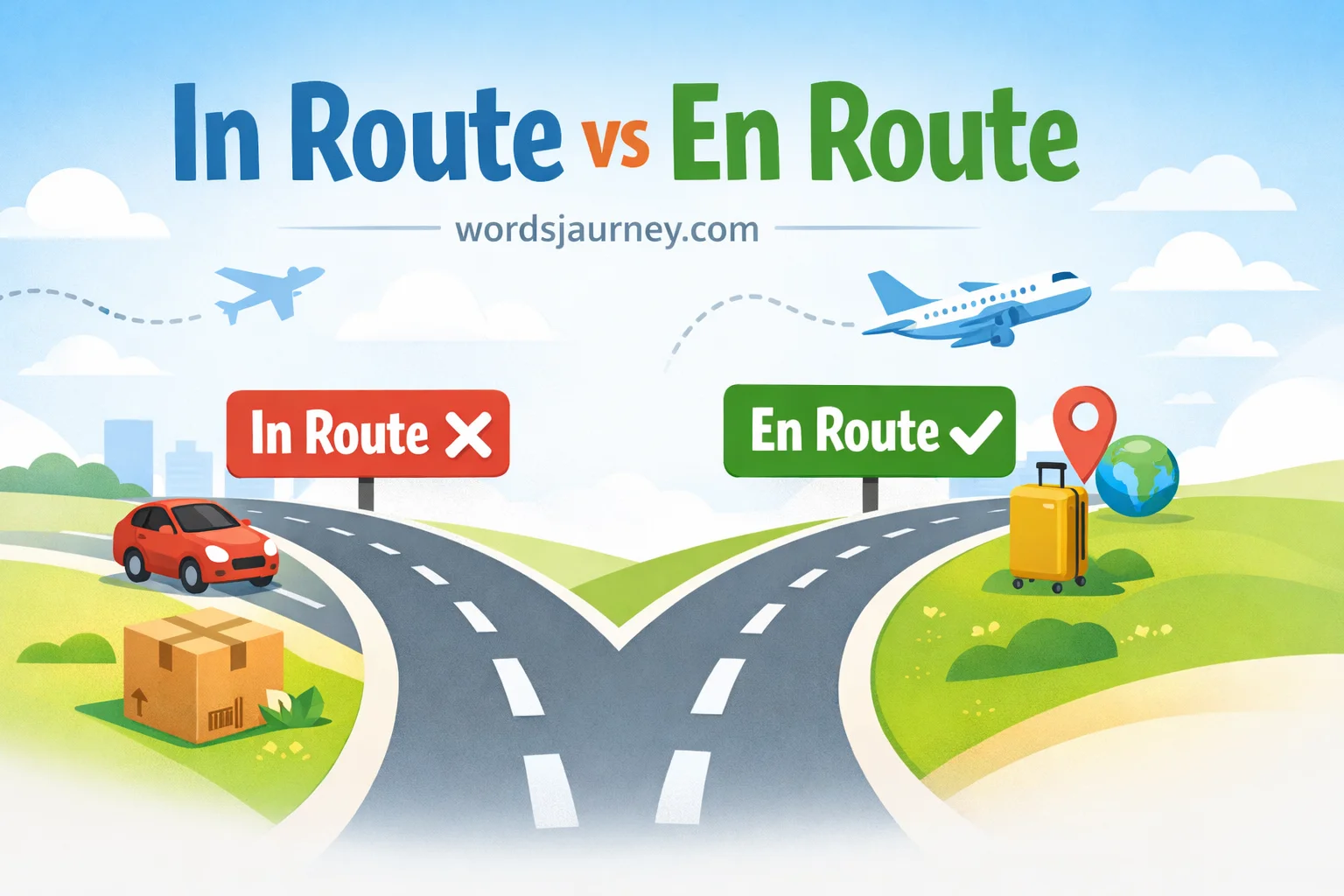 In Route vs En Route