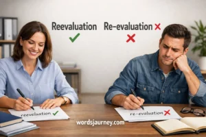 Reevaluation or Re-evaluation