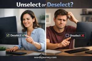 Unselect or Deselect
