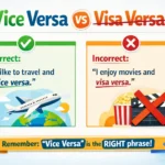 Vice Versa or Visa Versa