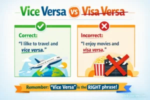 Vice Versa or Visa Versa