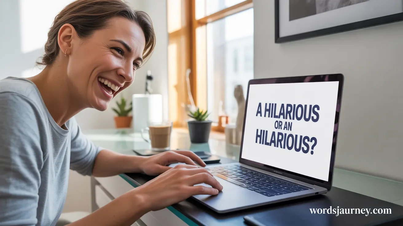 A Hilarious or An Hilarious