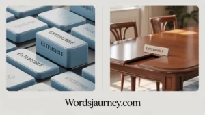 Extensible vs Extendible