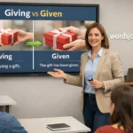 Giving” or “Given