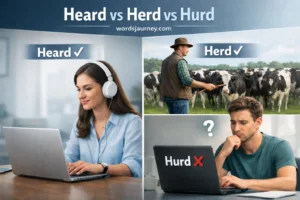 Heard vs Herd vs Hurd