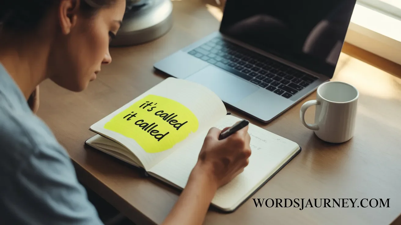 It’s Called vs It Called