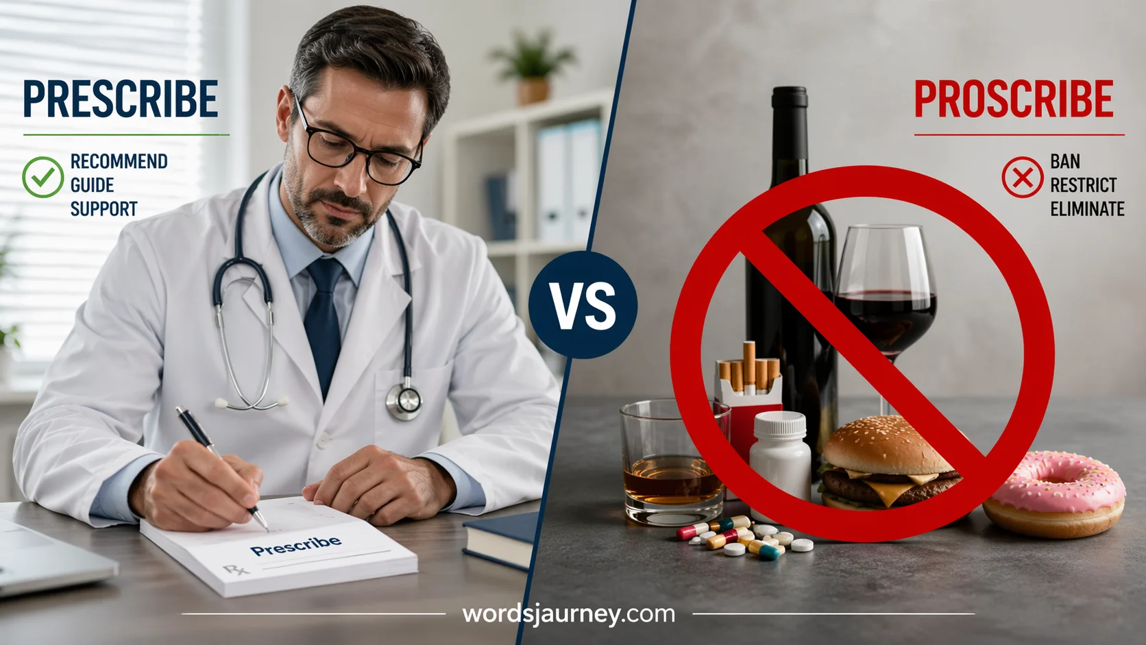 Prescribe vs Proscribe