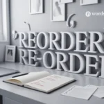 Reorder or Re-order
