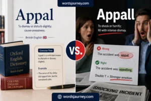 Appal vs. Appall