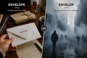 Envelope" vs "Envelop