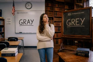 Gray or Grey