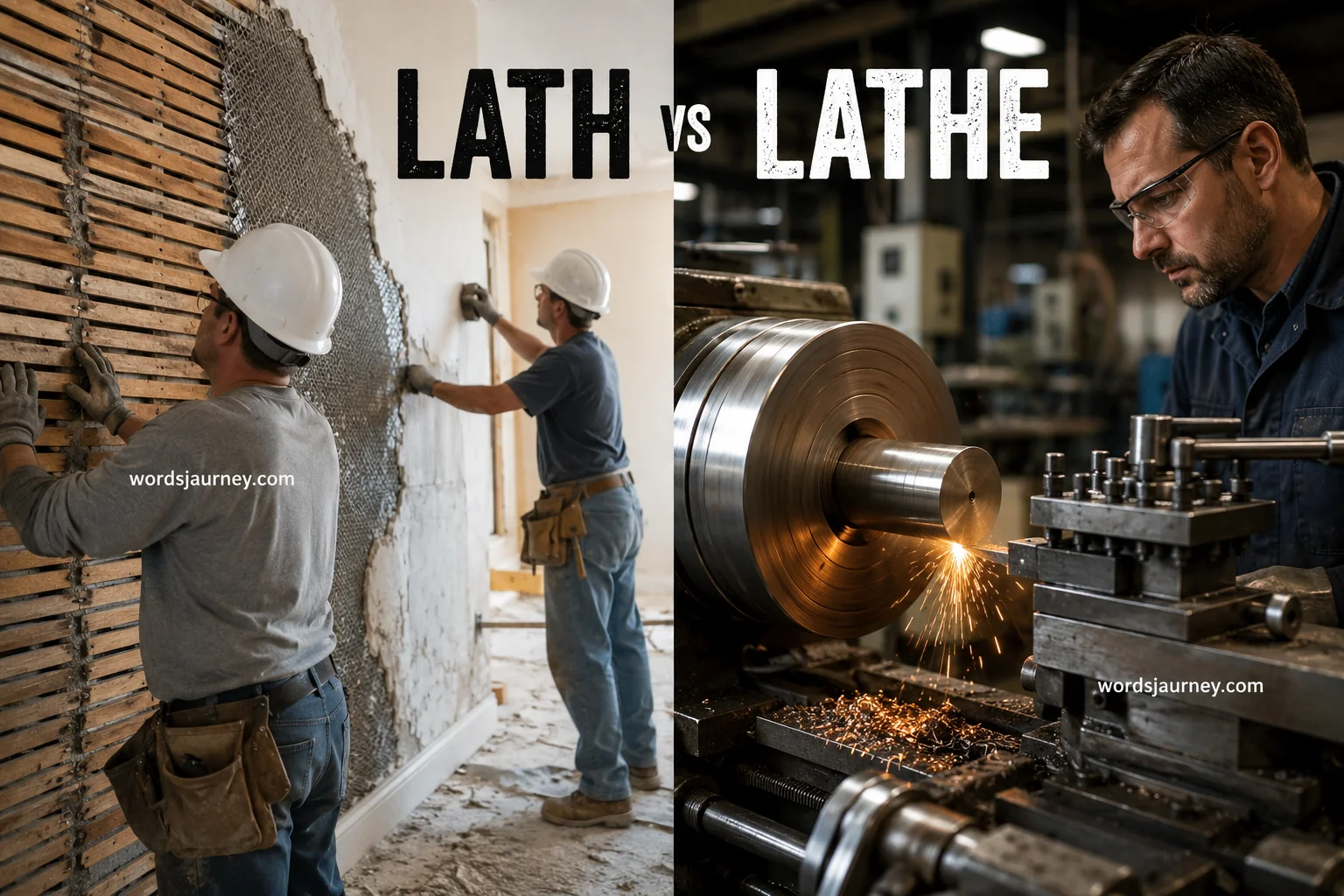 Lath” vs “Lathe