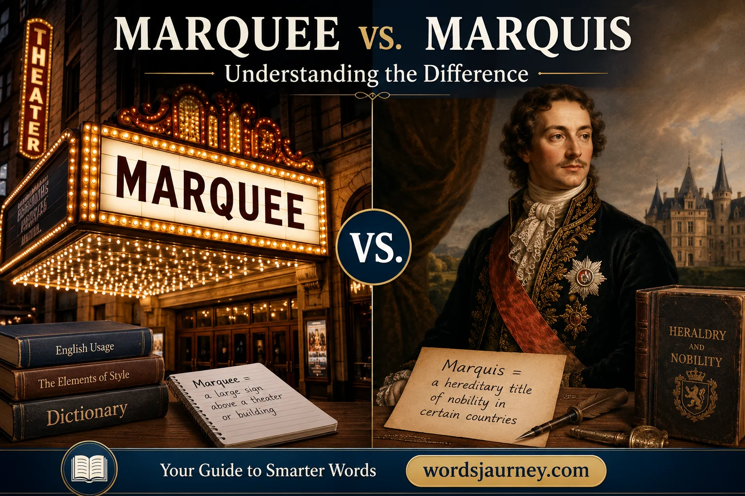 Marquee vs. Marquis