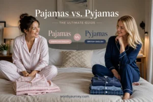 Pajamas vs Pyjamas