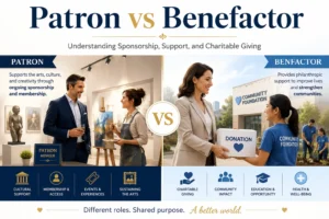 Patron vs Benefactor