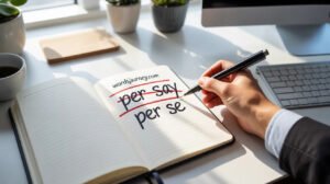 Per Say” or “Per Se