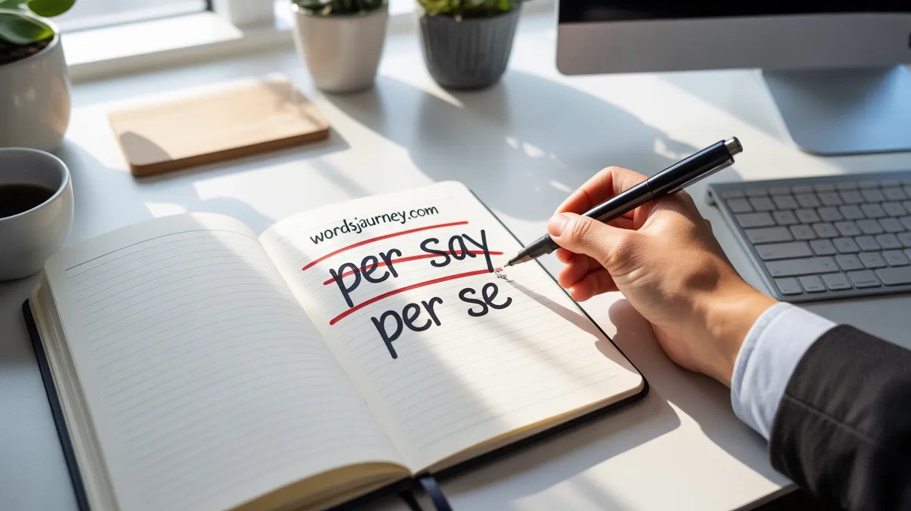 Per Say” or “Per Se
