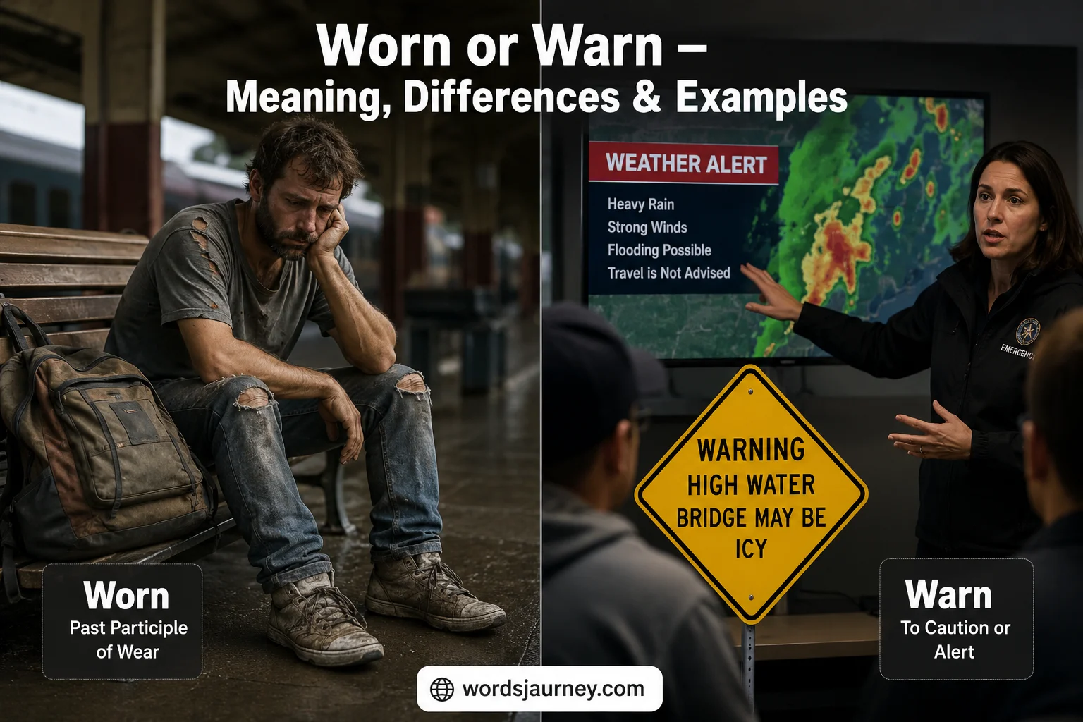 Worn or Warn