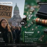 Resister vs Resistor