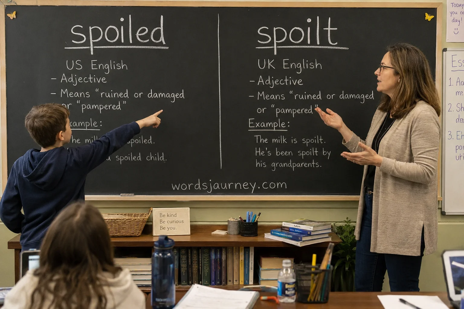 Spoilt vs Spoiled