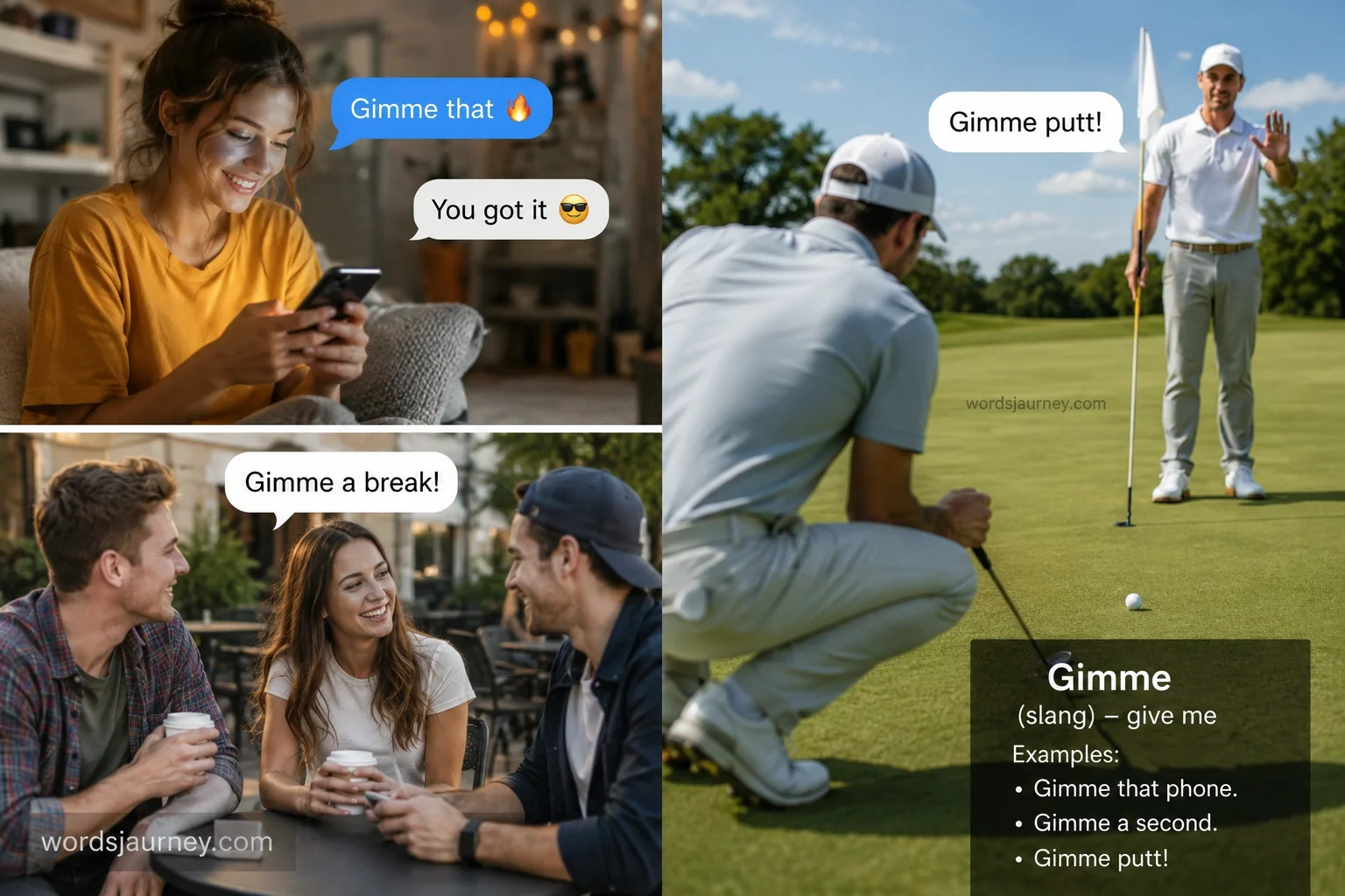 What Does “Gimme” Mean